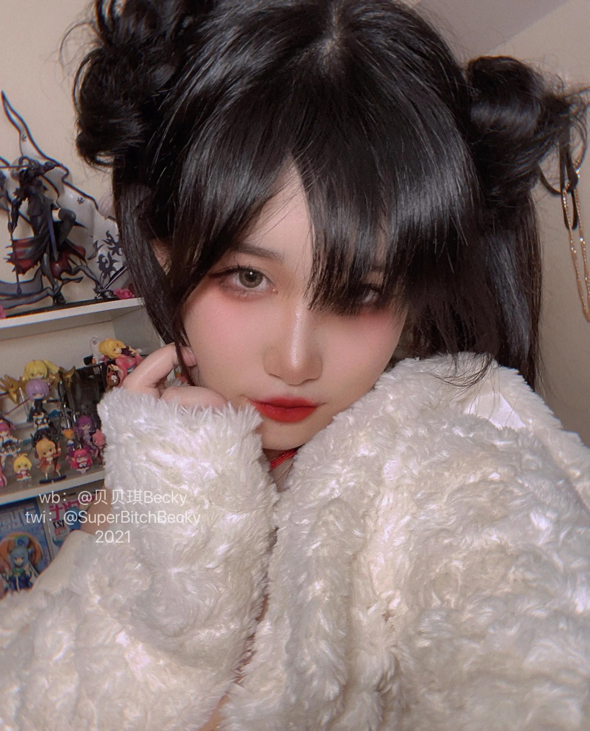 贝贝琪Becky – NO.019 对镜黑发辣妹 [105P]插图9